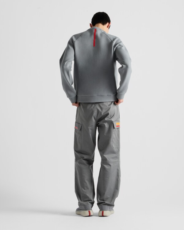 Luna Rossa Prada Pirelli technical cotton sweatshirt - Grey Luna Rossa Prada Pirelli technical cotton sweatshirt - Grey