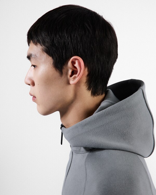 Luna Rossa Prada Pirelli technical cotton hoodie - Grey Luna Rossa Prada Pirelli technical cotton hoodie - Grey