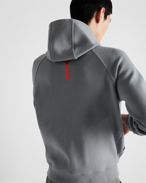 Luna Rossa Prada Pirelli technical cotton hoodie - Grey Luna Rossa Prada Pirelli technical cotton hoodie - Grey