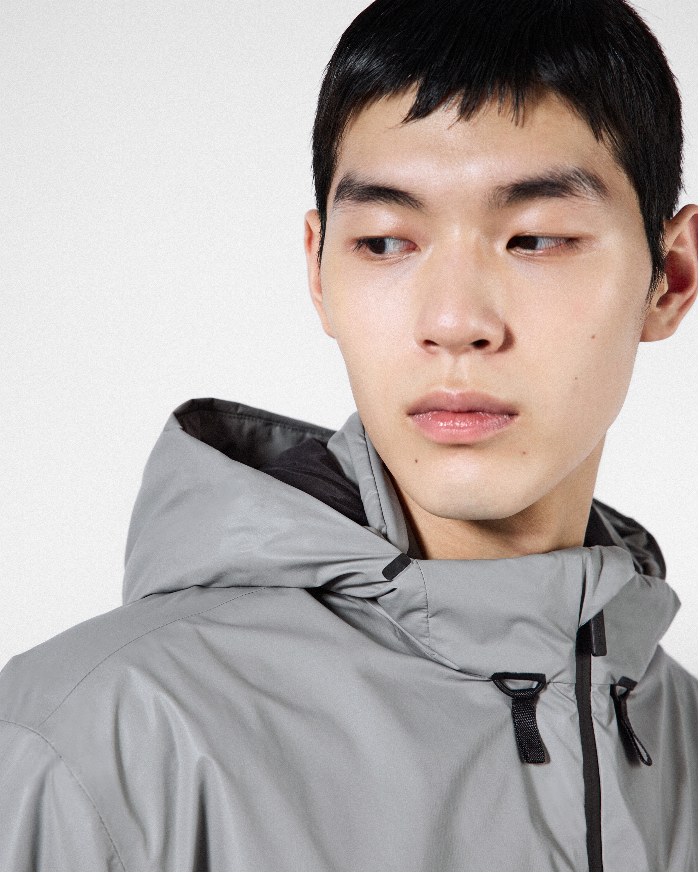 Grey Luna Rossa Prada Pirelli Light Re-nylon Jacket | PRADA