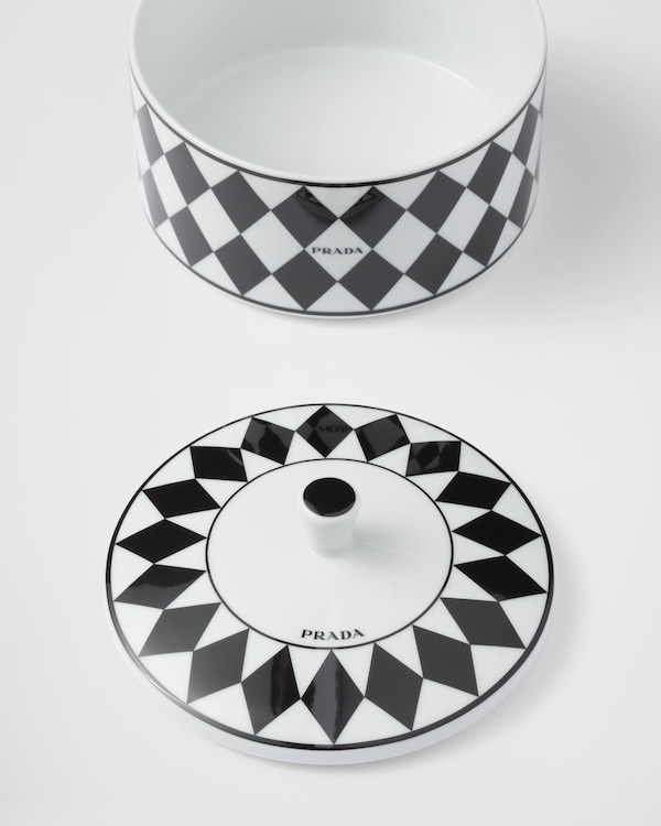 Porcelain box - Checkerboard Porcelain box - Checkerboard