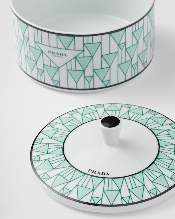 Porcelain box - Vienna Green Porcelain box - Vienna Green