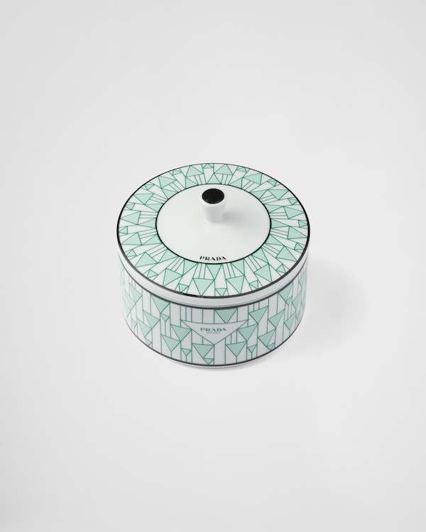 Porcelain box - Vienna Green Porcelain box - Vienna Green