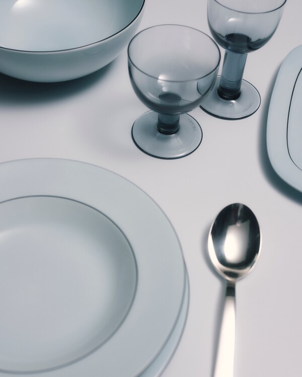 Set of two crystal water glasses - Plinth Set of two crystal water glasses - Plinth