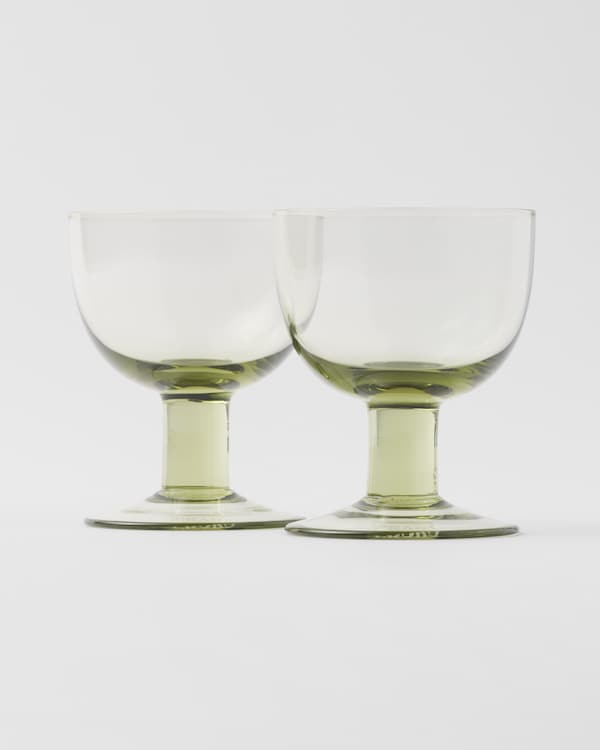 Lot de deux verres à eau en cristal – Plinth Lot de deux verres à eau en cristal – Plinth