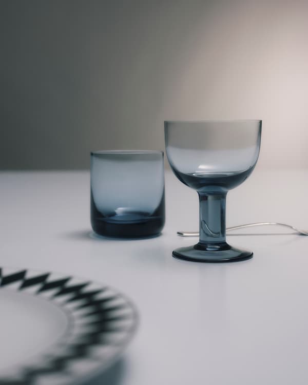 Set di due bicchieri da vino rosso in cristallo - Plinth Set di due bicchieri da vino rosso in cristallo - Plinth