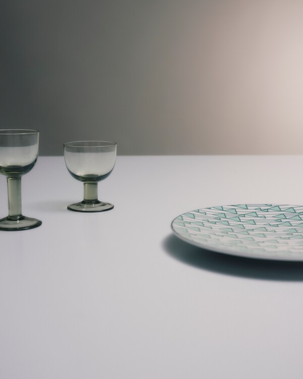 Set of two crystal white wine glasses - Plinth Set of two crystal white wine glasses - Plinth