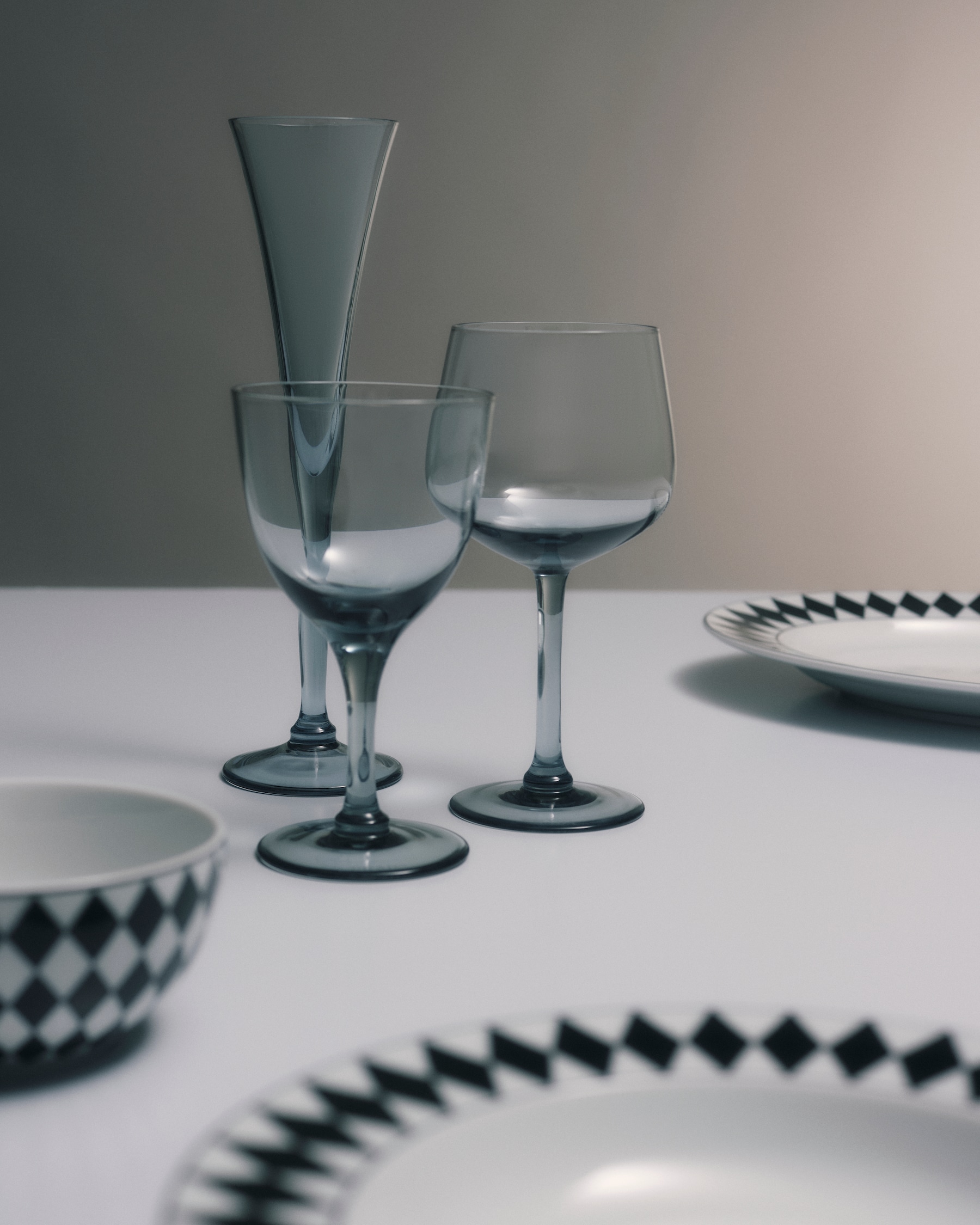 F0aum Set Of Two Crystal Flutes New York PRADA