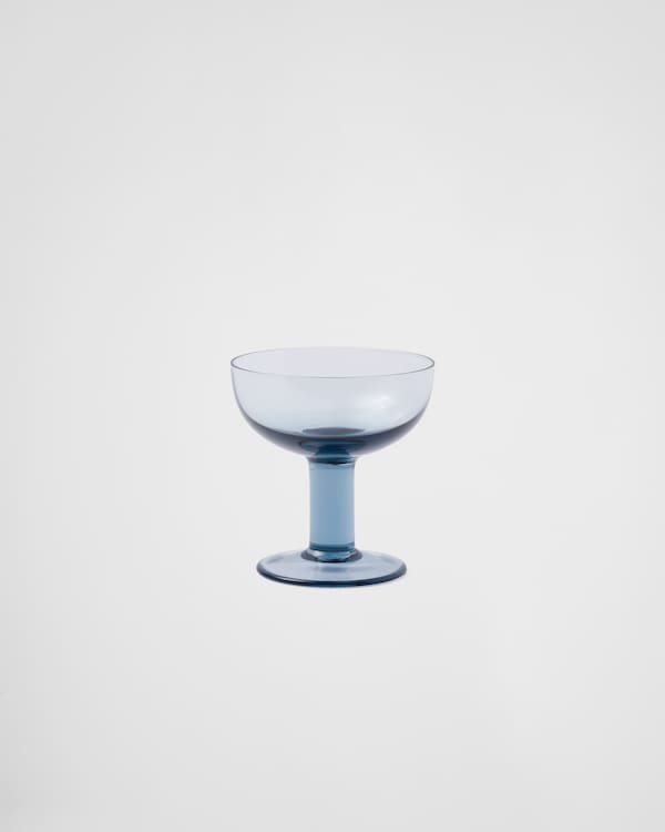 Set of two crystal champagne coupe glasses - Plinth Set of two crystal champagne coupe glasses - Plinth