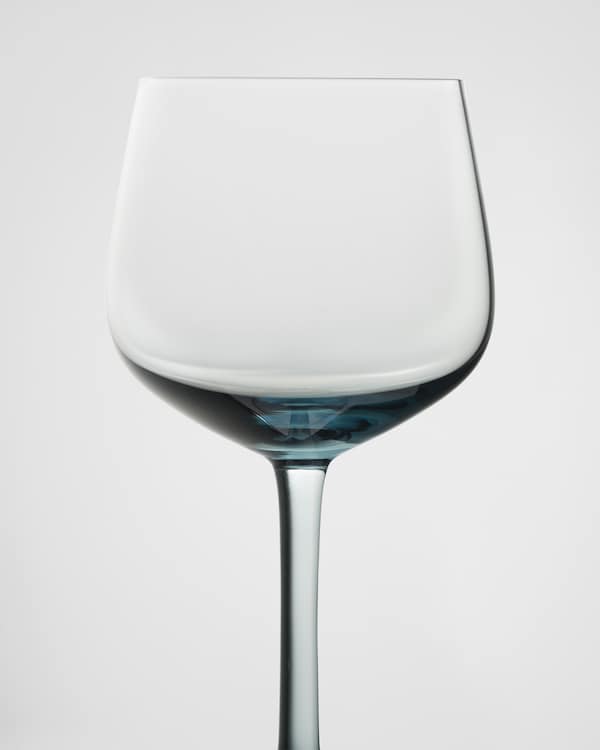 Lot de deux verres à vin blanc en cristal – New York Lot de deux verres à vin blanc en cristal – New York