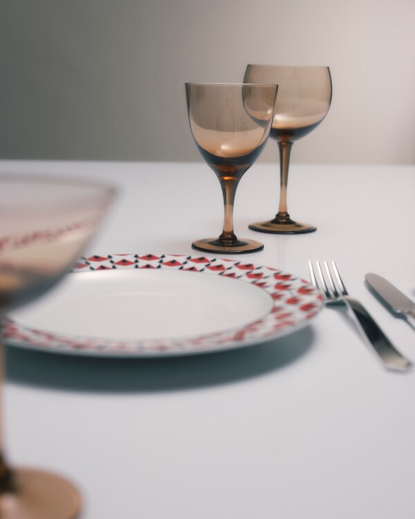 Set of two crystal water glasses - New York Set of two crystal water glasses - New York