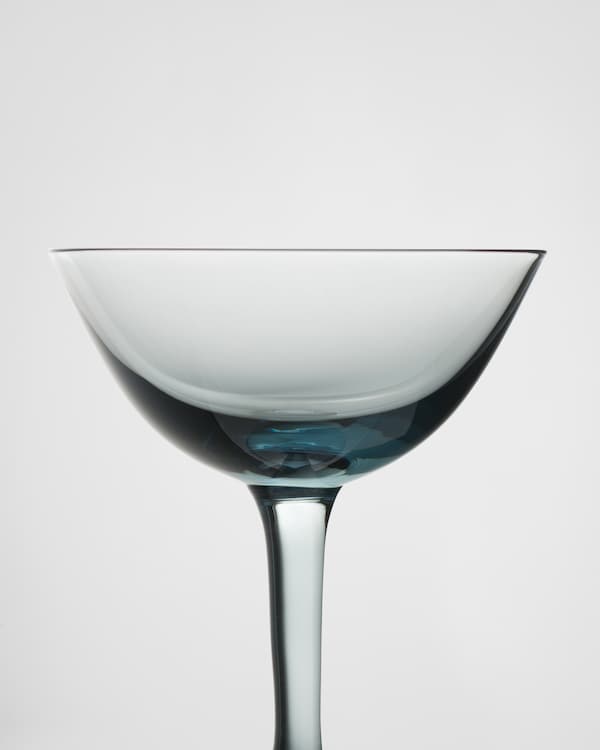 Set of two crystal champagne coupe glasses - New York Set of two crystal champagne coupe glasses - New York