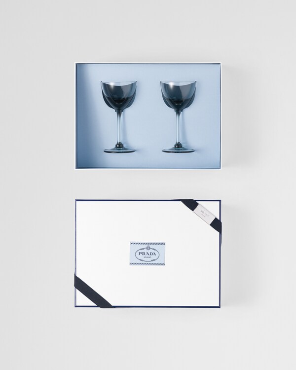 Lot de deux verres à cocktail en cristal – New York Lot de deux verres à cocktail en cristal – New York