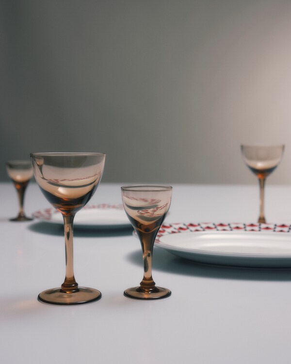 Set de dos copas de cóctel de cristal - New York Set de dos copas de cóctel de cristal - New York