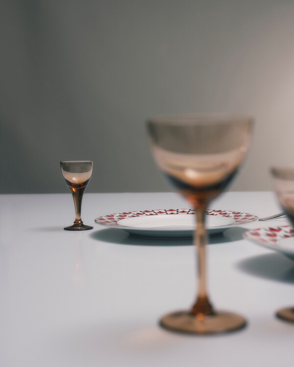 Set of two crystal liqueur glasses - New York Set of two crystal liqueur glasses - New York