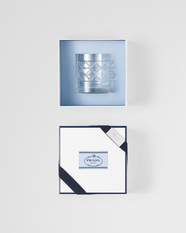 Verre à cocktail en cristal - Triangles  Verre à cocktail en cristal - Triangles