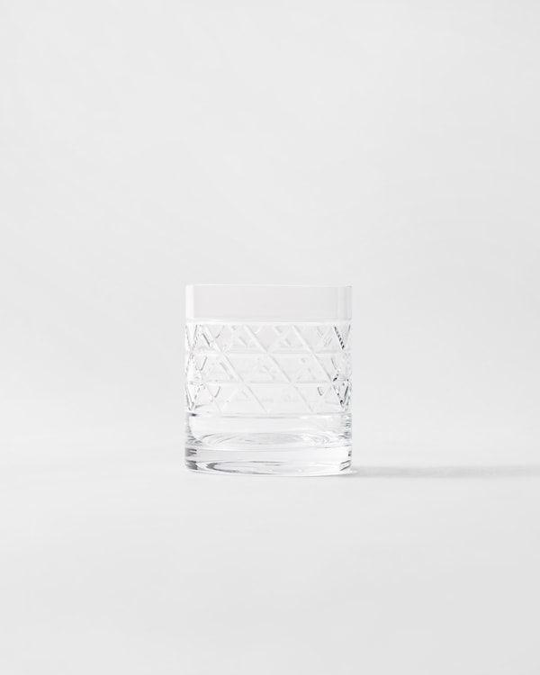 Verre à cocktail en cristal - Triangles  Verre à cocktail en cristal - Triangles