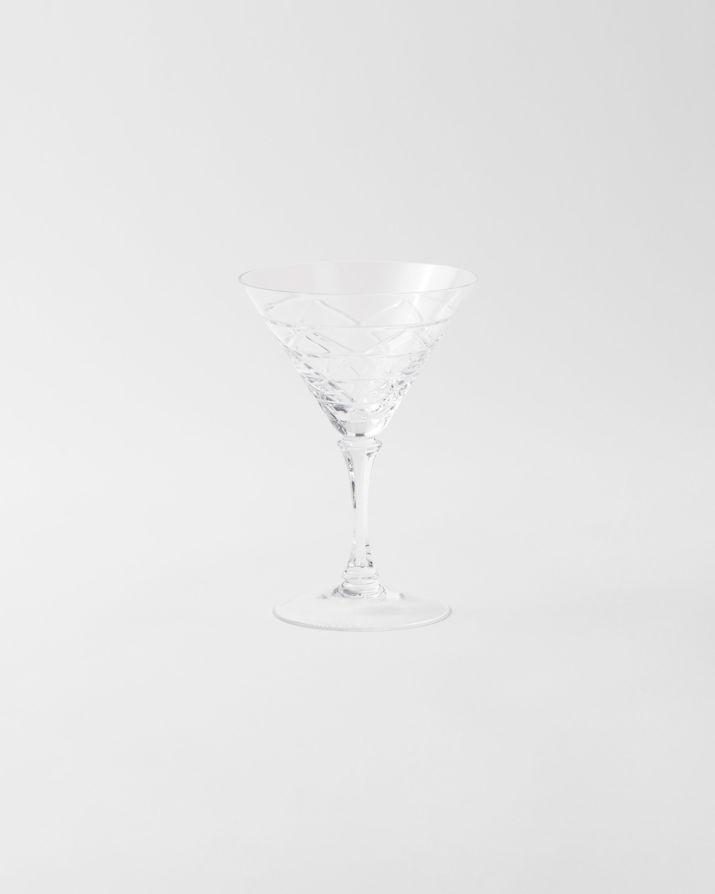 Prada Crystal Martini Glass - Triangles
