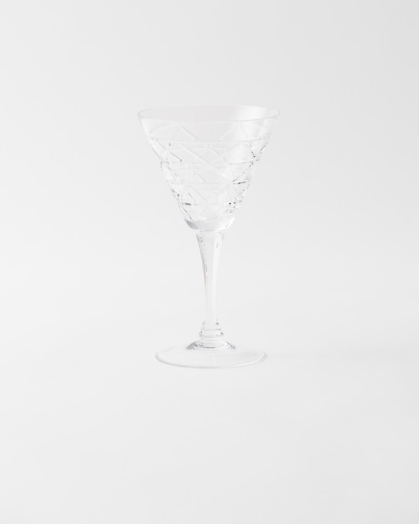 Crystal red wine glass - Triangles Crystal red wine glass - Triangles