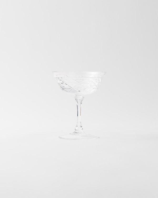 Coupe à champagne en cristal - Triangles Coupe à champagne en cristal - Triangles