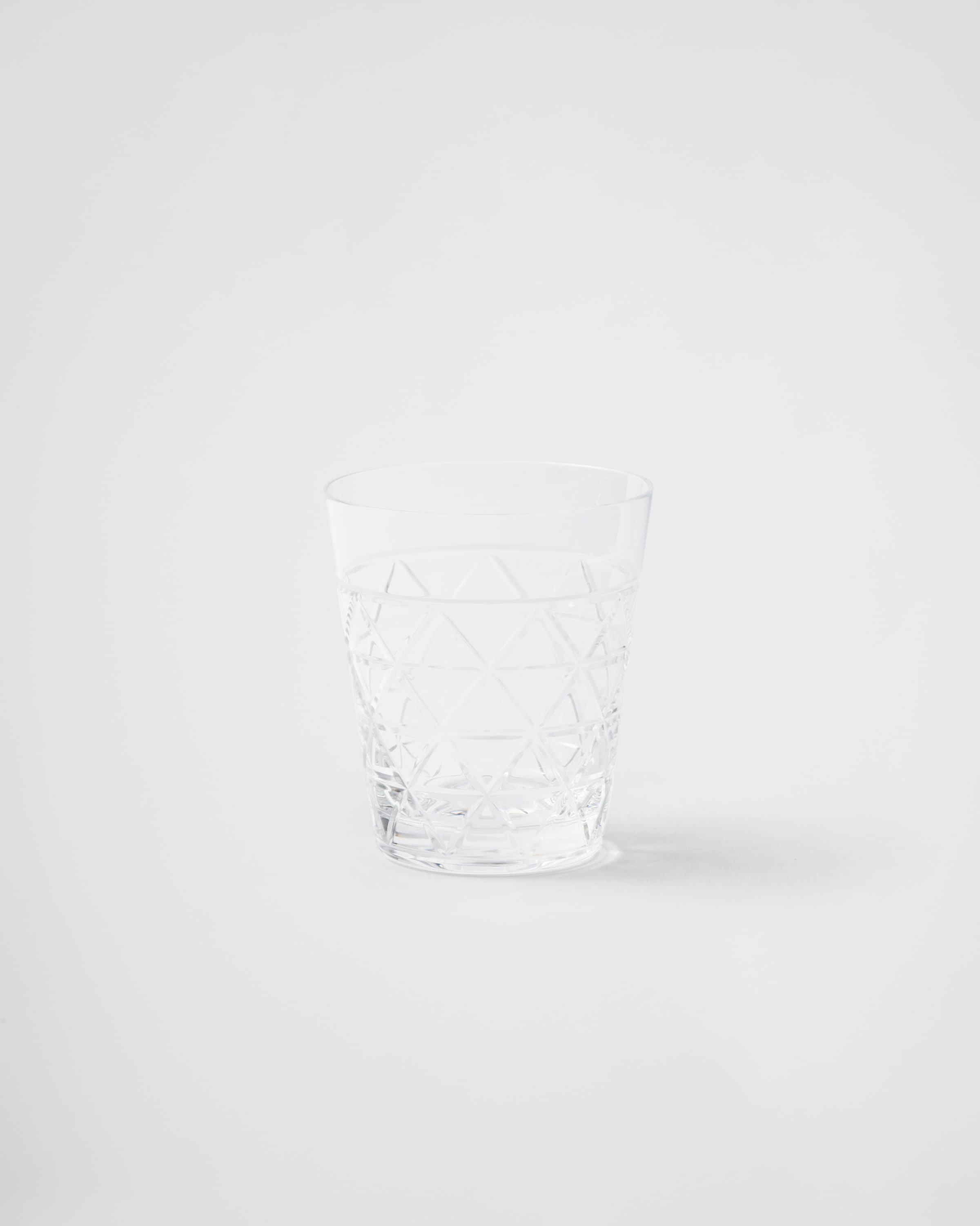 Prada Crystal Water Glass - Triangles