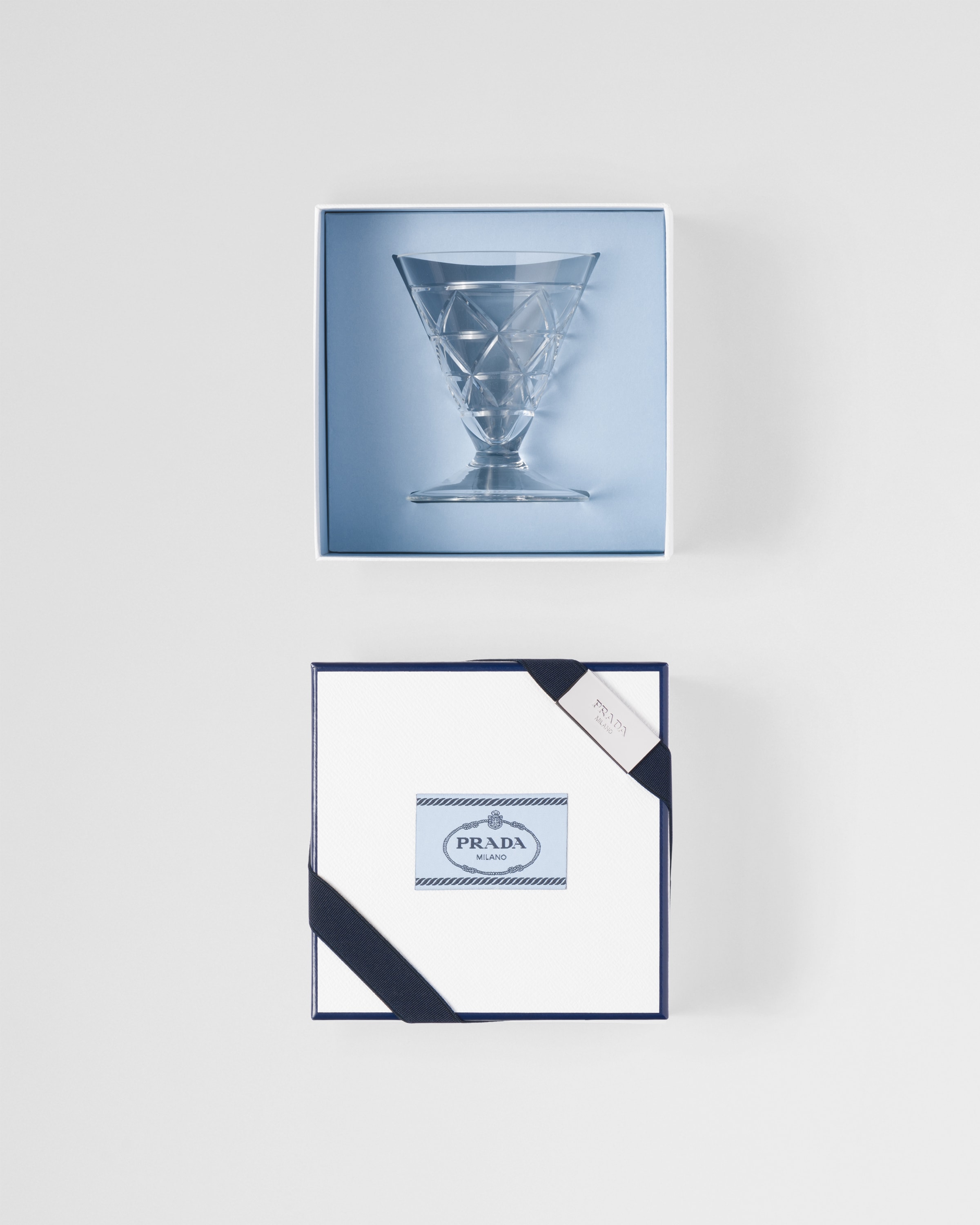 Prada Crystal Goblet - Triangles In Crystal