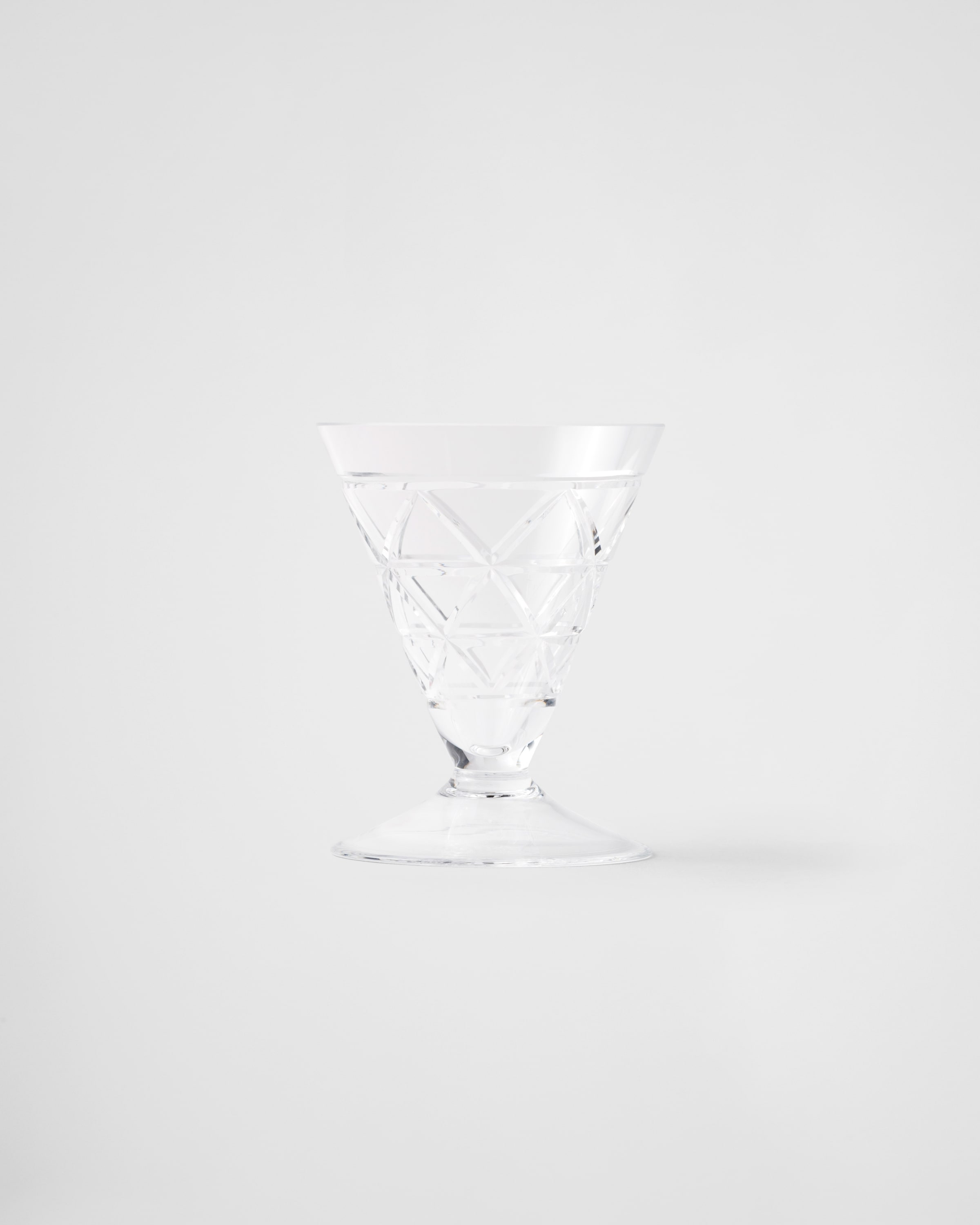 Prada Crystal Goblet - Triangles In Crystal