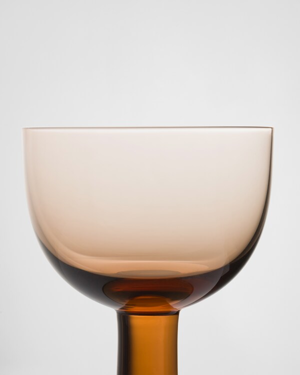 Set of two crystal water glasses - Plinth - Onix Set of two crystal water glasses - Plinth - Onix