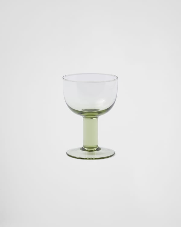 Set of two crystal red wine glasses - Plinth - Moss Set of two crystal red wine glasses - Plinth - Moss