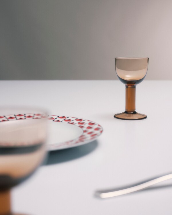 Set of two crystal white wine glasses - Plinth - Onix Set of two crystal white wine glasses - Plinth - Onix