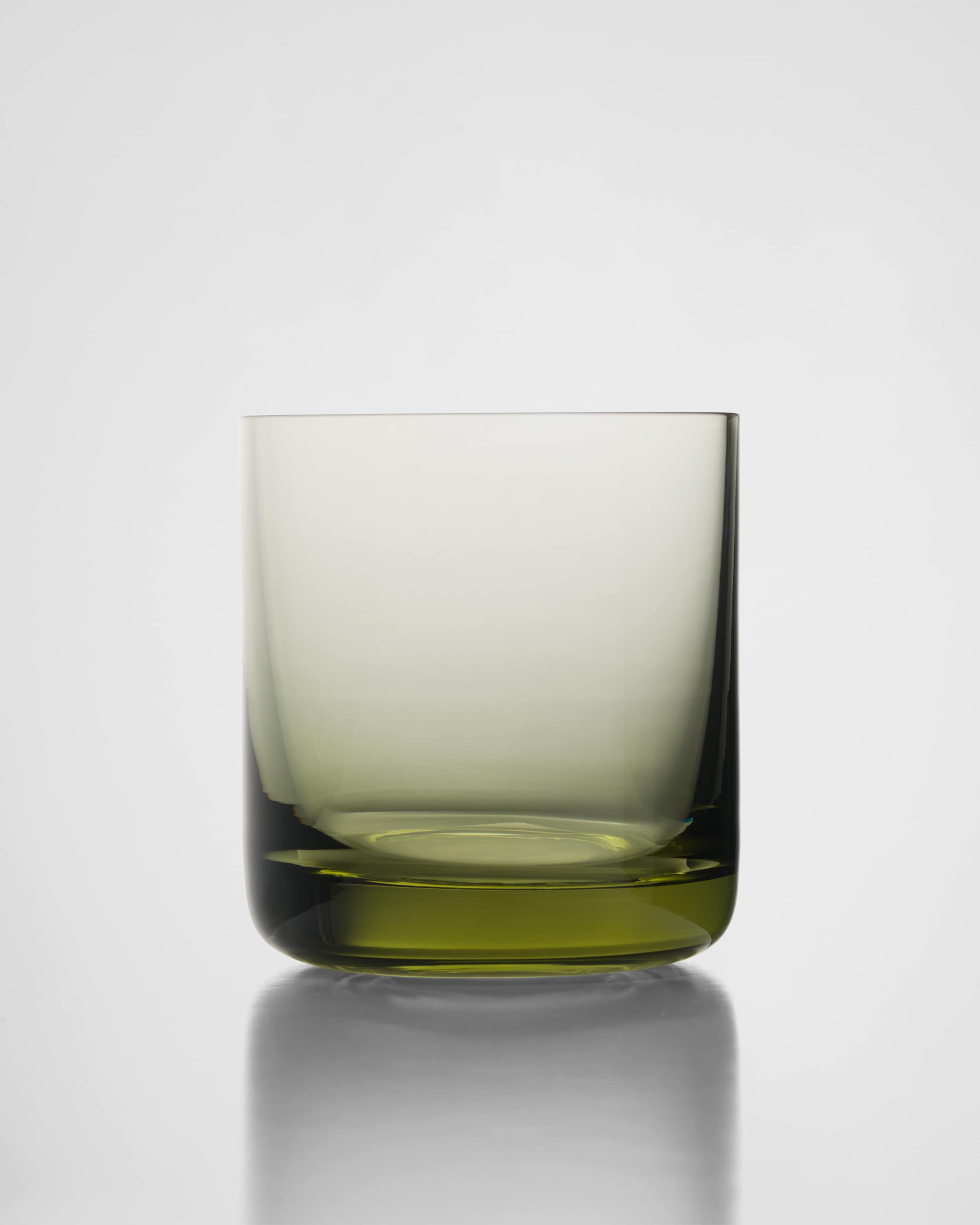 グリーン クリスタル タンブラーグラス 2点セット - Plinth | PRADA