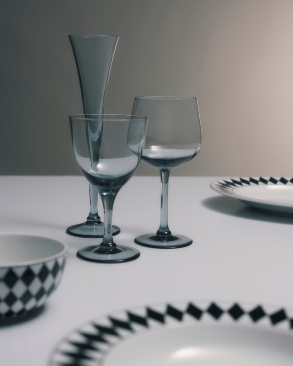 Lot de deux flûtes en cristal – New York Lot de deux flûtes en cristal – New York