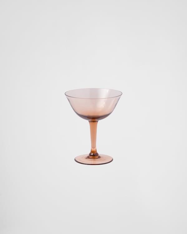 Set of two crystal champagne coupe glasses - New York - Onix Set of two crystal champagne coupe glasses - New York - Onix