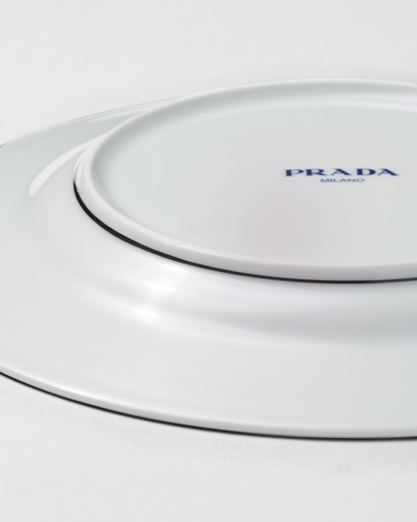 Set of two porcelain dinner plates - Vienna Red Set of two porcelain dinner plates - Vienna Red