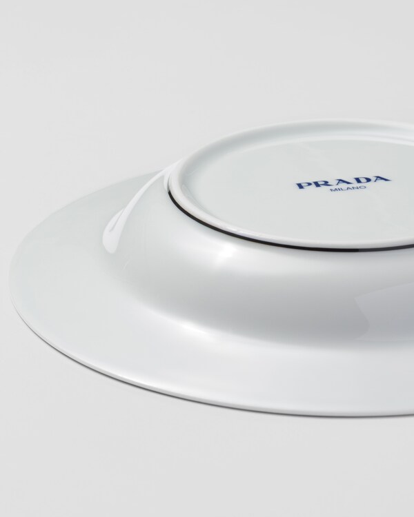 Lot de deux assiettes creuses en porcelaine – Vienna Green Lot de deux assiettes creuses en porcelaine – Vienna Green