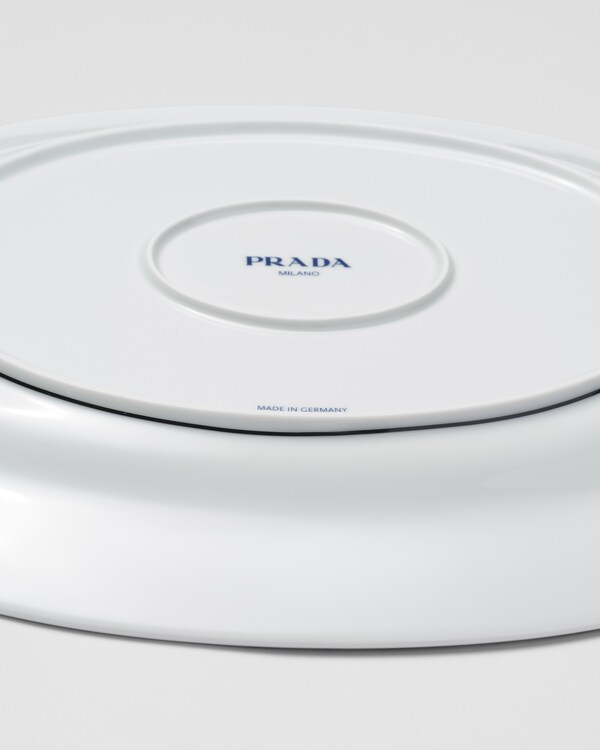 Großer Servierteller aus Porzellan – Vienna Red Großer Servierteller aus Porzellan – Vienna Red