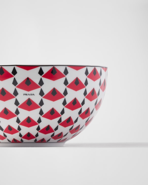 Set of two porcelain soup bowls - Vienna Red Set of two porcelain soup bowls - Vienna Red