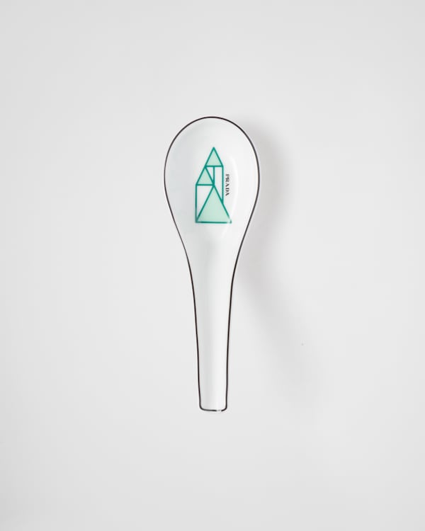 Set di due cucchiai in porcellana - Vienna Green Set di due cucchiai in porcellana - Vienna Green