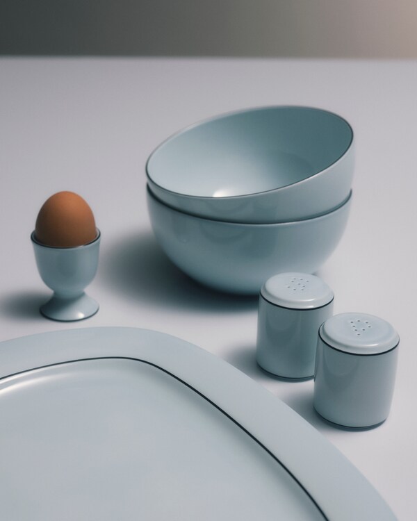 Set of two porcelain bowls - Celadon Set of two porcelain bowls - Celadon