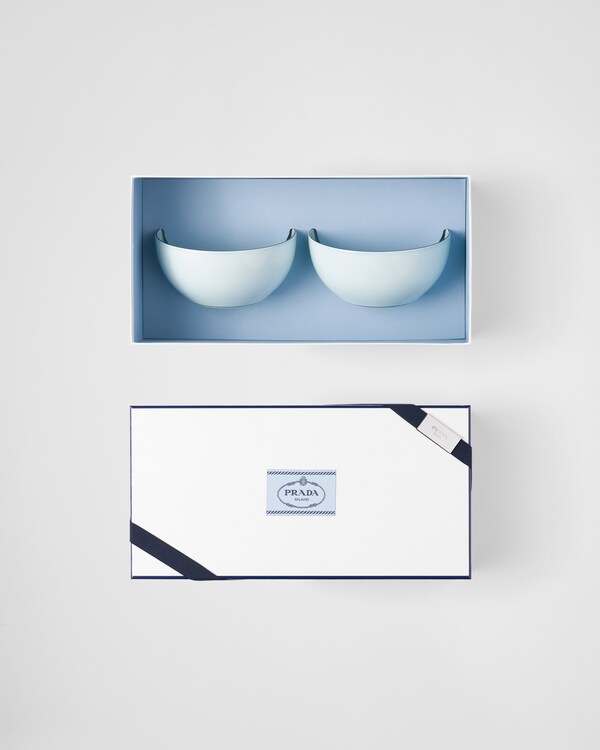 Set of two porcelain bowls - Celadon Set of two porcelain bowls - Celadon