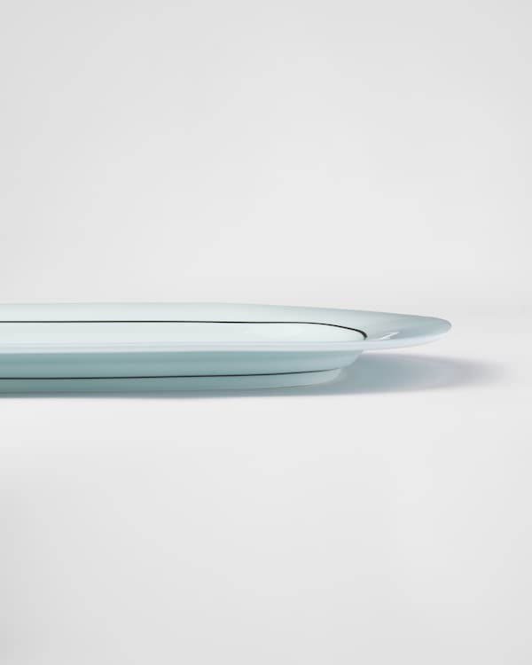 Plateau rectangulaire en porcelaine – Celadon Plateau rectangulaire en porcelaine – Celadon