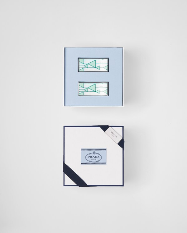 Set de dos soportes para palillos de porcelana - Vienna Green - Verdes Set de dos soportes para palillos de porcelana - Vienna Green - Verdes