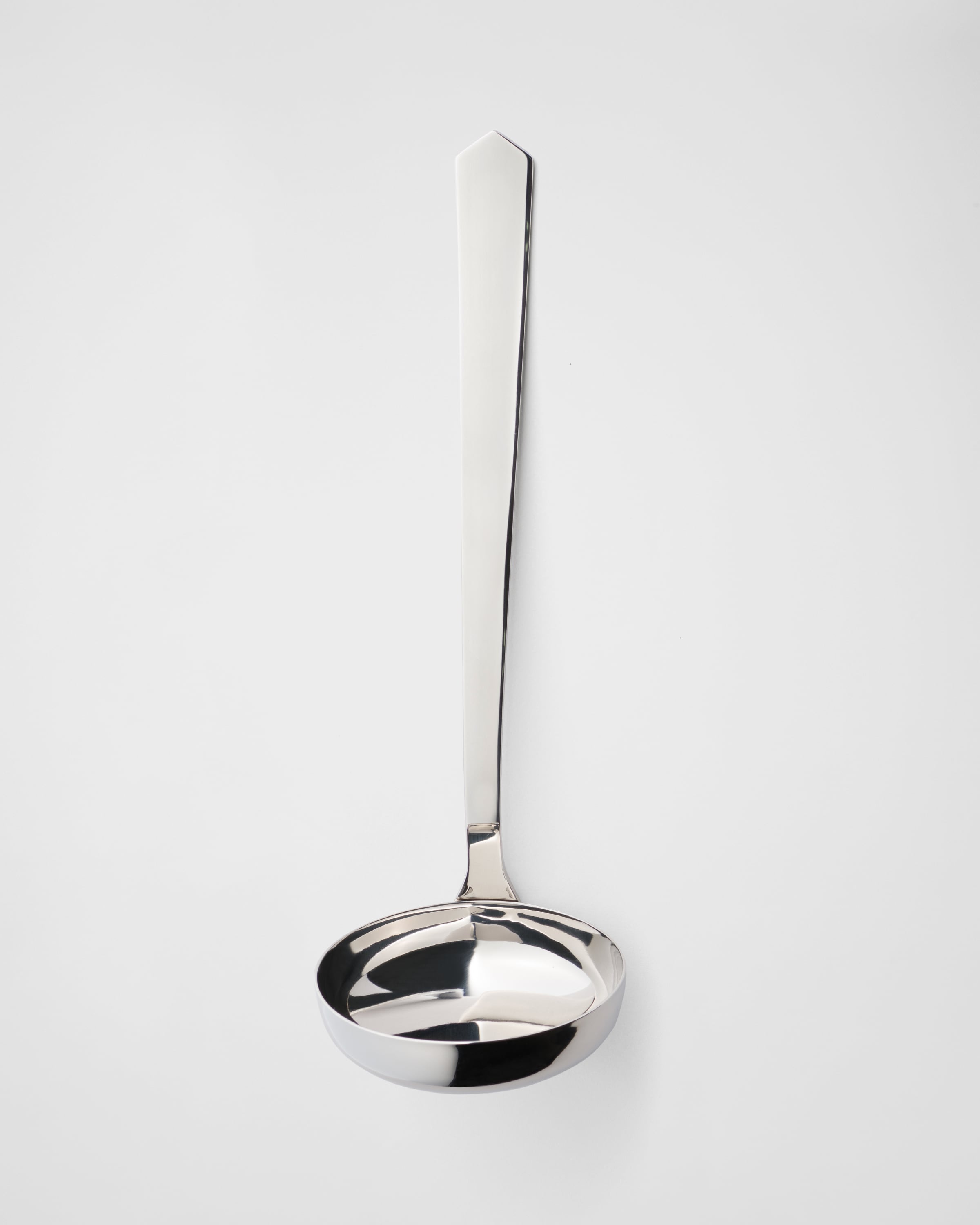 Prada Stainless Steel Ladle In Steel Gray