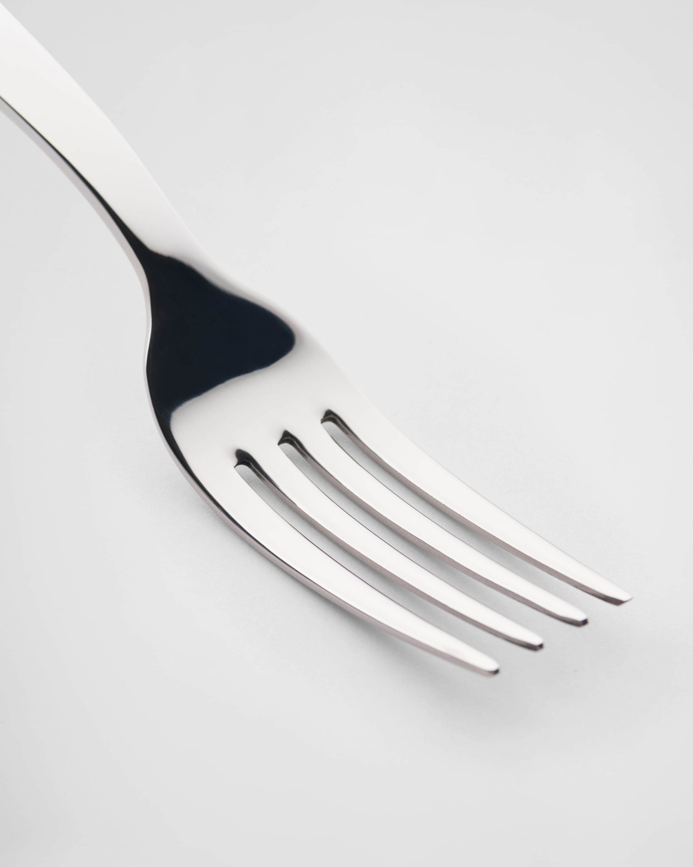 Prada Serving Fork In Steel Gray