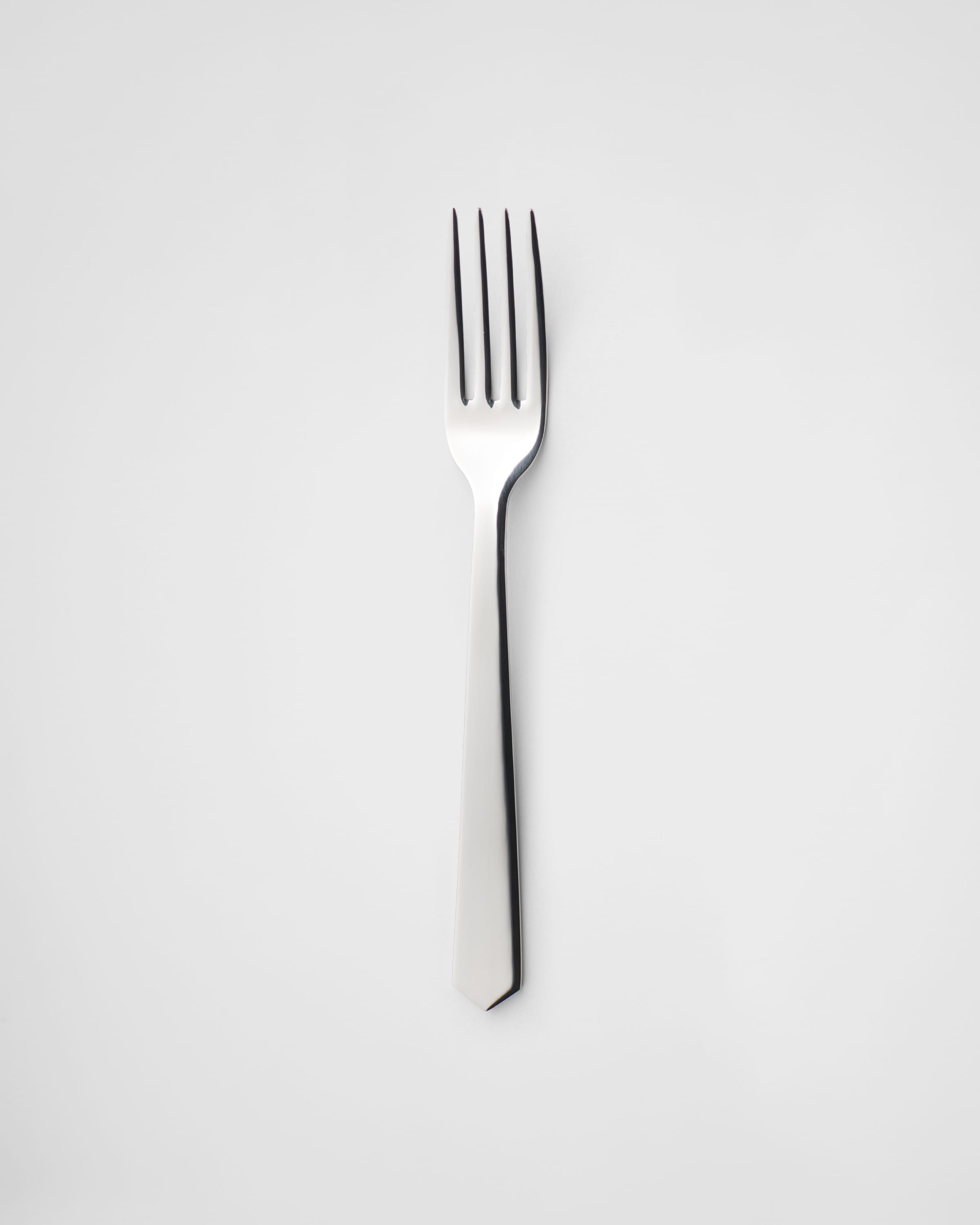 Prada Serving Fork In Steel Gray