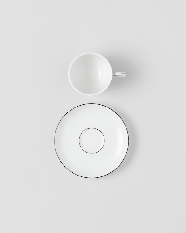 Set of four porcelain espresso cups - Checkerboard Set of four porcelain espresso cups - Checkerboard