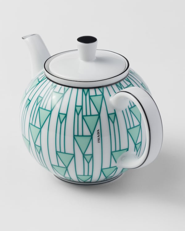 Porcelain teapot - Vienna Green - Green Porcelain teapot - Vienna Green - Green