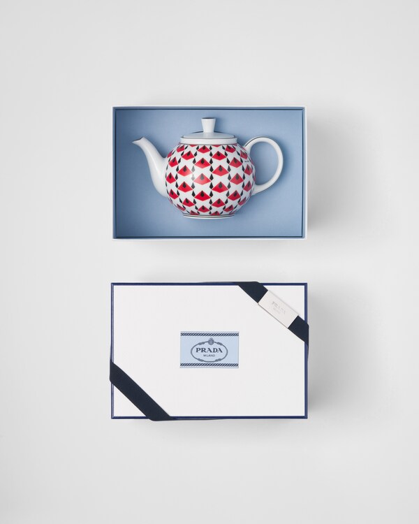 도자기 티포트 - Vienna Red 도자기 티포트 - Vienna Red