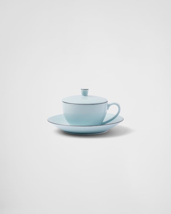 Porcelain cappuccino cup - Celadon Porcelain cappuccino cup - Celadon