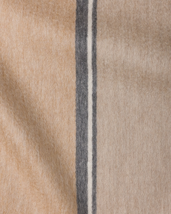 Two-tone cashmere and wool throw Two-tone cashmere and wool throw
